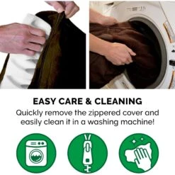 FurHaven Plush & Suede Convolute Orthopedic Bolster Cat & Dog Bed With Removable Cover & Liner -Dog Supplies Shop 250981 PT7. AC SS1800 V1701932596