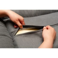 BarksBar Comfy Classic Orthopedic Bolster Dog & Cat Bed With Removable Cover, Blue/Gray, Medium -Dog Supplies Shop 251703 PT5. AC SS1800 V1601613960