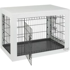 Frisco Double Door Furniture Style Dog Crate, White -Dog Supplies Shop 253029 PT5. AC SS1800 V1617037661