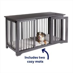 Frisco "Broadway" Dog Crate Credenza & Mat Kit -Dog Supplies Shop 255324 PT3. AC SS1800 V1667228425