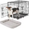 Frisco Fold & Carry Double Door Collapsible Wire Dog Crate & Frisco Gray Basket Weave Dog Crate Mat 2 Frisco Fold & Carry Double Door Collapsible Wire Dog Crate & Frisco Gray Basket Weave Dog Crate Mat -Dog Supplies Shop 255477 MAIN. AC SS1800 V1604096520