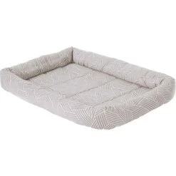 Frisco Fold & Carry Double Door Collapsible Wire Dog Crate & Frisco Gray Basket Weave Dog Crate Mat -Dog Supplies Shop 255477 PT3. AC SS1800 V1604096804