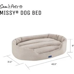 Sam's Pets Missy Round Dog Bed -Dog Supplies Shop 261832 PT8. AC SS1800 V1635014489