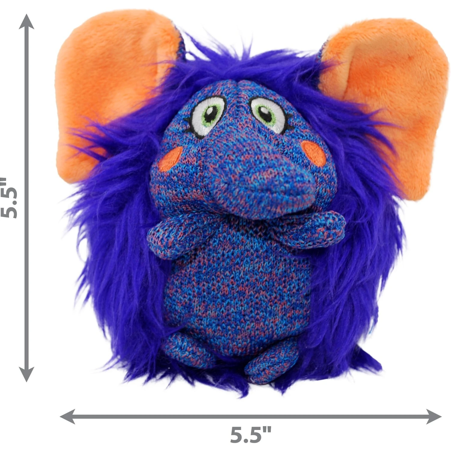 KONG ZigWigz Elephant Squeaky Plush Dog Toy, Medium 4 KONG ZigWigz Elephant Squeaky Plush Dog Toy, Medium - Image 2