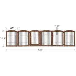 Unipaws 6 Panel Wire Dog Playpen Freestanding Pet Gate -Dog Supplies Shop 264630 PT3. AC SS1800 V1659995820