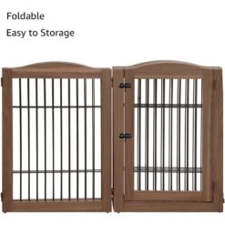 Unipaws 6 Panel Wire Dog Playpen Freestanding Pet Gate -Dog Supplies Shop 264630 PT5. AC SS1800 V1659996412