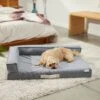 Frisco Chambray Orthopedic Corner Sofa Bolster Dog Bed W/Removable Cover 2 Frisco Chambray Orthopedic Corner Sofa Bolster Dog Bed W/Removable Cover -Dog Supplies Shop 270911 MAIN. AC SS1800 V1626881792