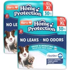 Hartz Home Protection Mountain Fresh Scent Odor Eliminating Dog Pads, X-Large