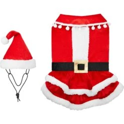 Frisco Mrs. Claus Dog & Cat Costume -Dog Supplies Shop 276150 PT4. AC SS1800 V1631573670