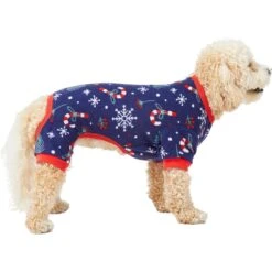 Frisco Snowy Nights Dog & Cat Cozy Polar Fleece PJs -Dog Supplies Shop 276448 PT3. AC SS1800 V1637674030