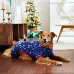 Frisco Snowy Nights Dog & Cat Cozy Polar Fleece PJs -Dog Supplies Shop 276448 PT5. AC SS1800 V1637672189