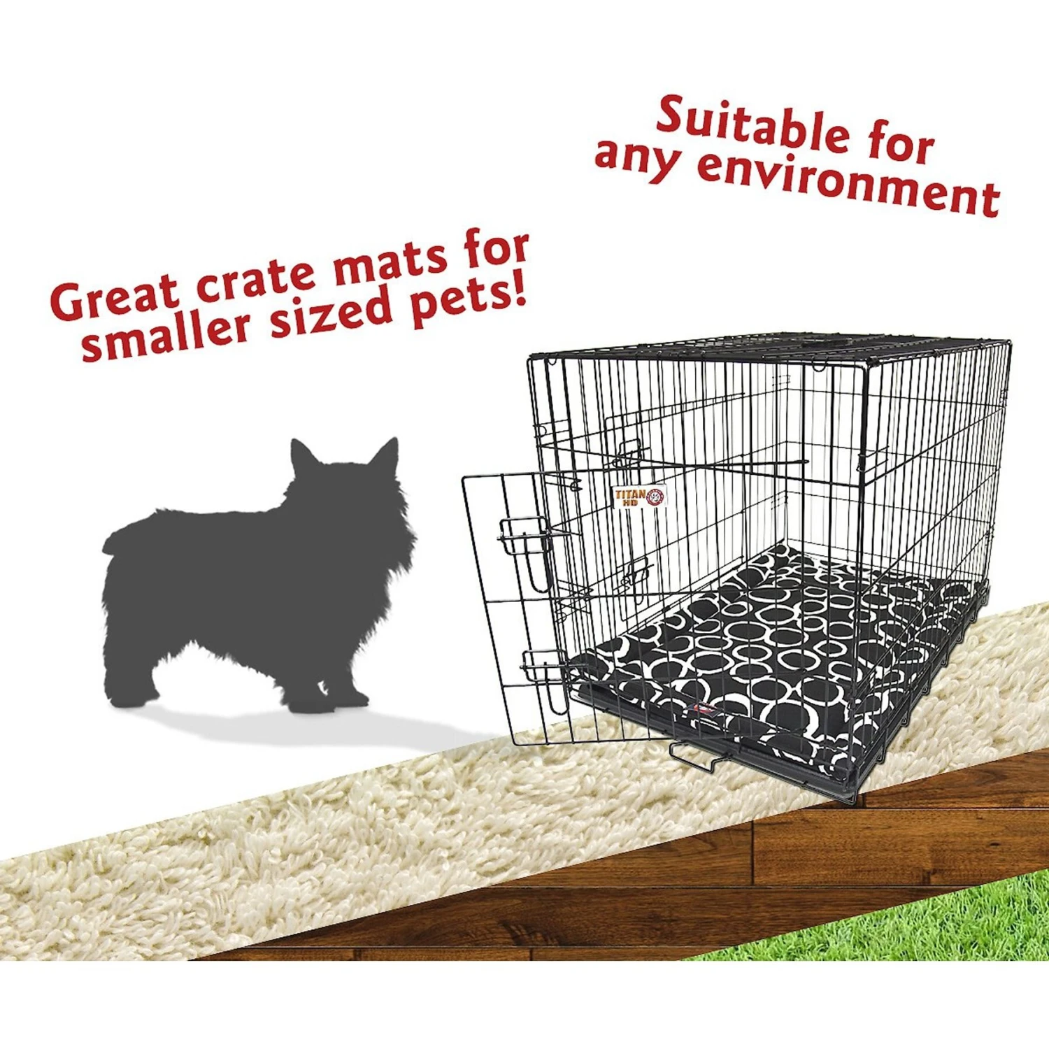 Majestic Pet Fusion Personalized Dog Crate Mat 7 Majestic Pet Fusion Personalized Dog Crate Mat - Image 5