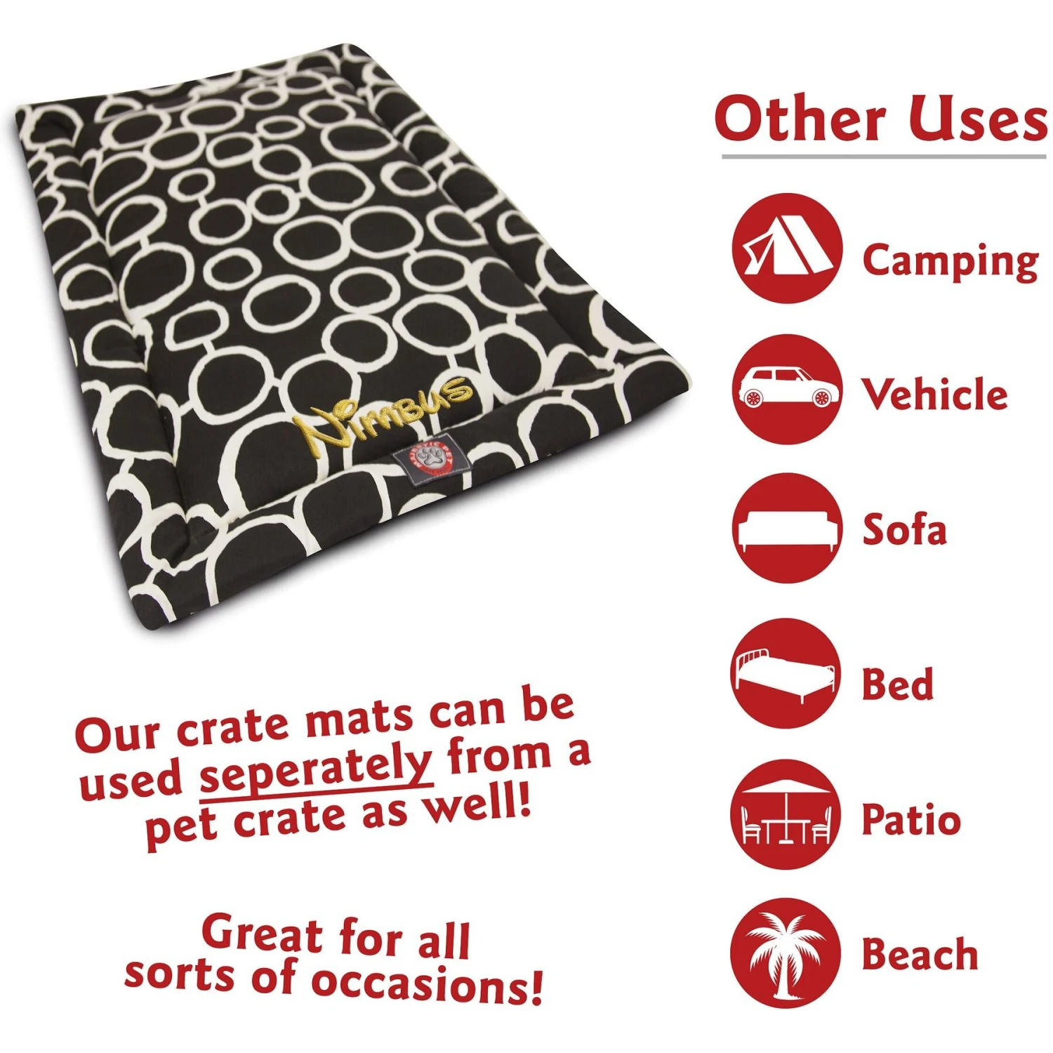 Majestic Pet Fusion Personalized Dog Crate Mat 10 Majestic Pet Fusion Personalized Dog Crate Mat - Image 8