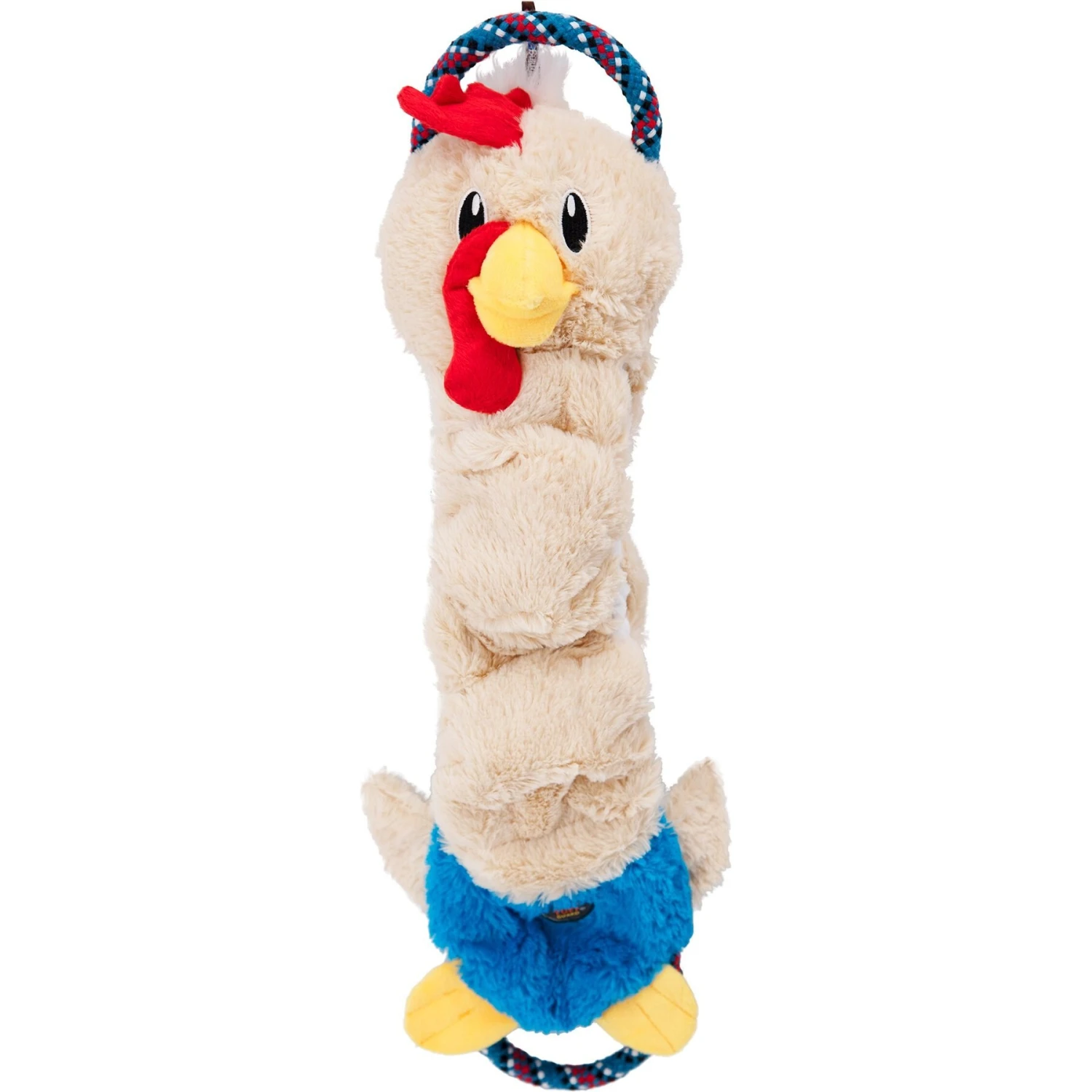 Charming Pet Crunch N Scrunch Chicken Plush Dog Toy, Tan, Large 3 Charming Pet Crunch N Scrunch Chicken Plush Dog Toy, Tan, Large