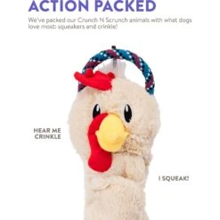 Charming Pet Crunch N Scrunch Chicken Plush Dog Toy, Tan, Large 16 Charming Pet Crunch N Scrunch Chicken Plush Dog Toy, Tan, Large -Dog Supplies Shop 280216 PT5. AC SS1800 V1618933497
