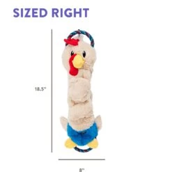 Charming Pet Crunch N Scrunch Chicken Plush Dog Toy, Tan, Large 18 Charming Pet Crunch N Scrunch Chicken Plush Dog Toy, Tan, Large -Dog Supplies Shop 280216 PT7. AC SS1800 V1618933037