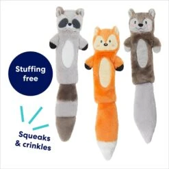 Frisco Forest Friends Stuffing-Free Skinny Plush Squeaky Dog Toy 10 Frisco Forest Friends Stuffing-Free Skinny Plush Squeaky Dog Toy -Dog Supplies Shop 286571 PT2. AC SS1800 V1695760988