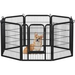 Yaheetech 8-Panel Wire Dog & Cat Exercise Playpen, 26-in W X 32-in H 12 Yaheetech 8-Panel Wire Dog & Cat Exercise Playpen, 26-in W X 32-in H -Dog Supplies Shop 295096 PT2. AC SS1800 V1692212729