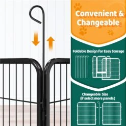 Yaheetech 8-Panel Wire Dog & Cat Exercise Playpen, 26-in W X 32-in H 15 Yaheetech 8-Panel Wire Dog & Cat Exercise Playpen, 26-in W X 32-in H -Dog Supplies Shop 295096 PT5. AC SS1800 V1692293445