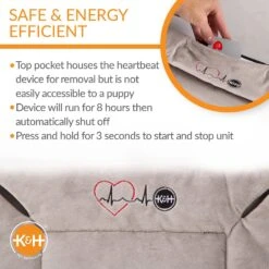 K&H Pet Products Mother's Heartbeat Fleece Puppy Crate Pad 14 K&H Pet Products Mother's Heartbeat Fleece Puppy Crate Pad -Dog Supplies Shop 296525 PT3. AC SS1800 V1627943262