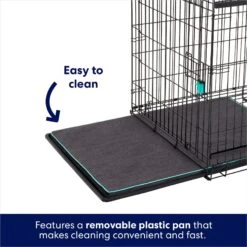 Frisco Heavy Duty Enhanced Lock Sliding Double Door Fold & Carry Wire Dog Crate & Mat Kit -Dog Supplies Shop 297461 PT4. AC SS1800 V1633115628