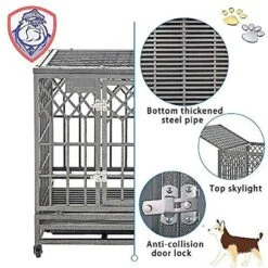 SMONTER Heavy Duty Dog Crate -Dog Supplies Shop 300204 PT4. AC SS1800 V1622122098