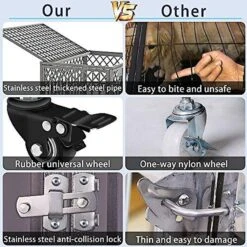 SMONTER Heavy Duty Dog Crate -Dog Supplies Shop 300204 PT5. AC SS1800 V1622122034