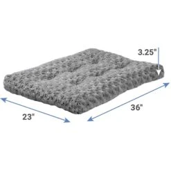 MidWest ICrate Fold & Carry Single Door Collapsible Wire Dog Crate & MidWest Quiet Time Ombre Swirl Dog Crate Mat -Dog Supplies Shop 302930 PT6. AC SS1800 V1623067358