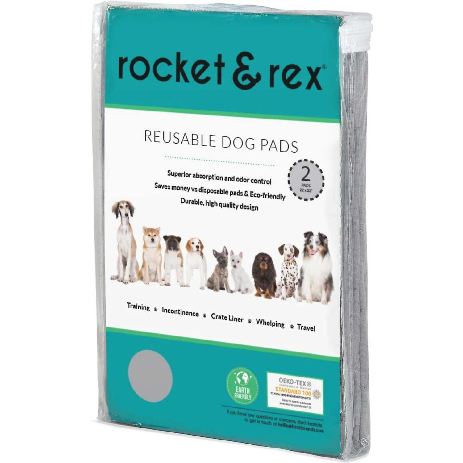 Zero Odor Laundry Pet Odor Eliminator, 16-oz Bottle & Rocket & Rex Washable Cat Pee Pads 5 Zero Odor Laundry Pet Odor Eliminator, 16-oz Bottle & Rocket & Rex Washable Cat Pee Pads - Image 3