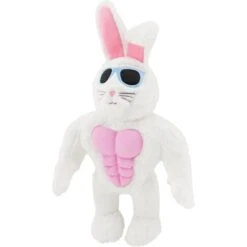 Featured Products 3 Frisco Easter Bunny Muscle Plush Squeaky Dog Toy