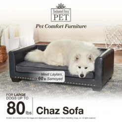 Enchanted Home Pet Chaz Sofa Cat & Dog Bed With Removable Cover -Dog Supplies Shop 305363 PT4. AC SS1800 V1623249769