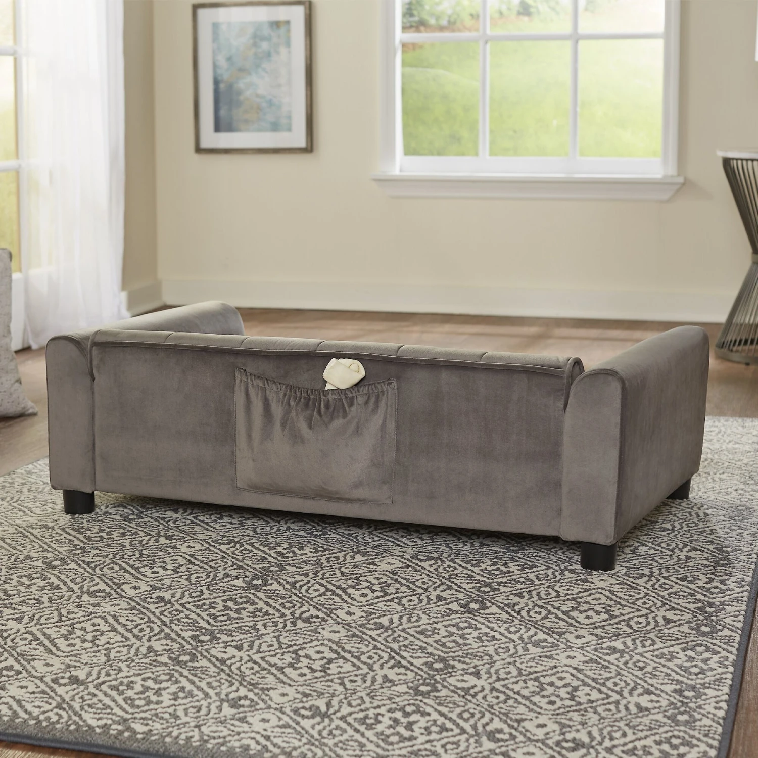 Enchanted Home Pet Luna Sofa Cat & Dog Bed With Removable Cover 6 Enchanted Home Pet Luna Sofa Cat & Dog Bed With Removable Cover - Image 4