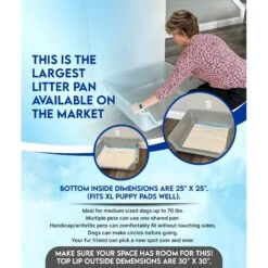 Shirley K's Indoor Dog Potty Tray, X-Large -Dog Supplies Shop 308762 PT4. AC SS1800 V1679682925