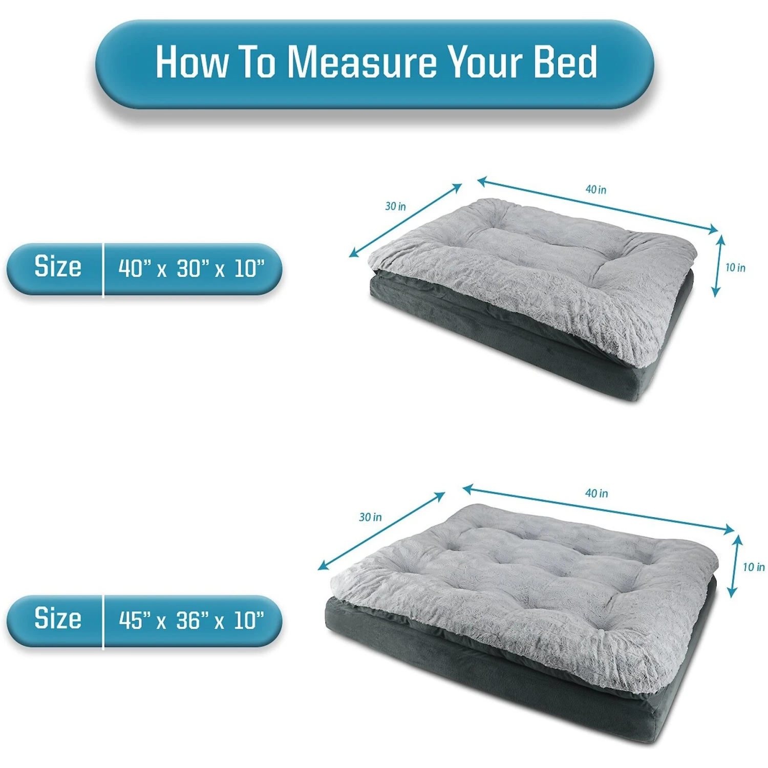 Canine Creations Orthopedic Pillow Topper Dog Bed 4 Canine Creations Orthopedic Pillow Topper Dog Bed - Image 2