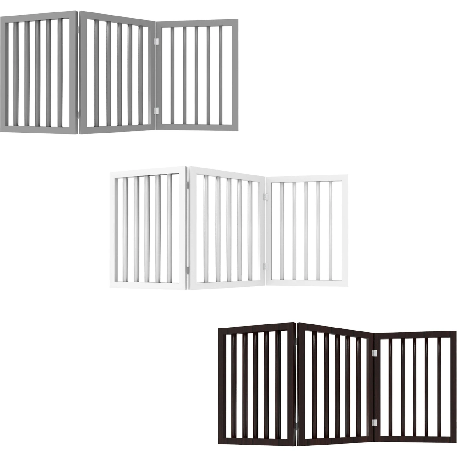 Pet Adobe Accordian Style 3-Panel Dog & Cat Gate 8 Pet Adobe Accordian Style 3-Panel Dog & Cat Gate - Image 6