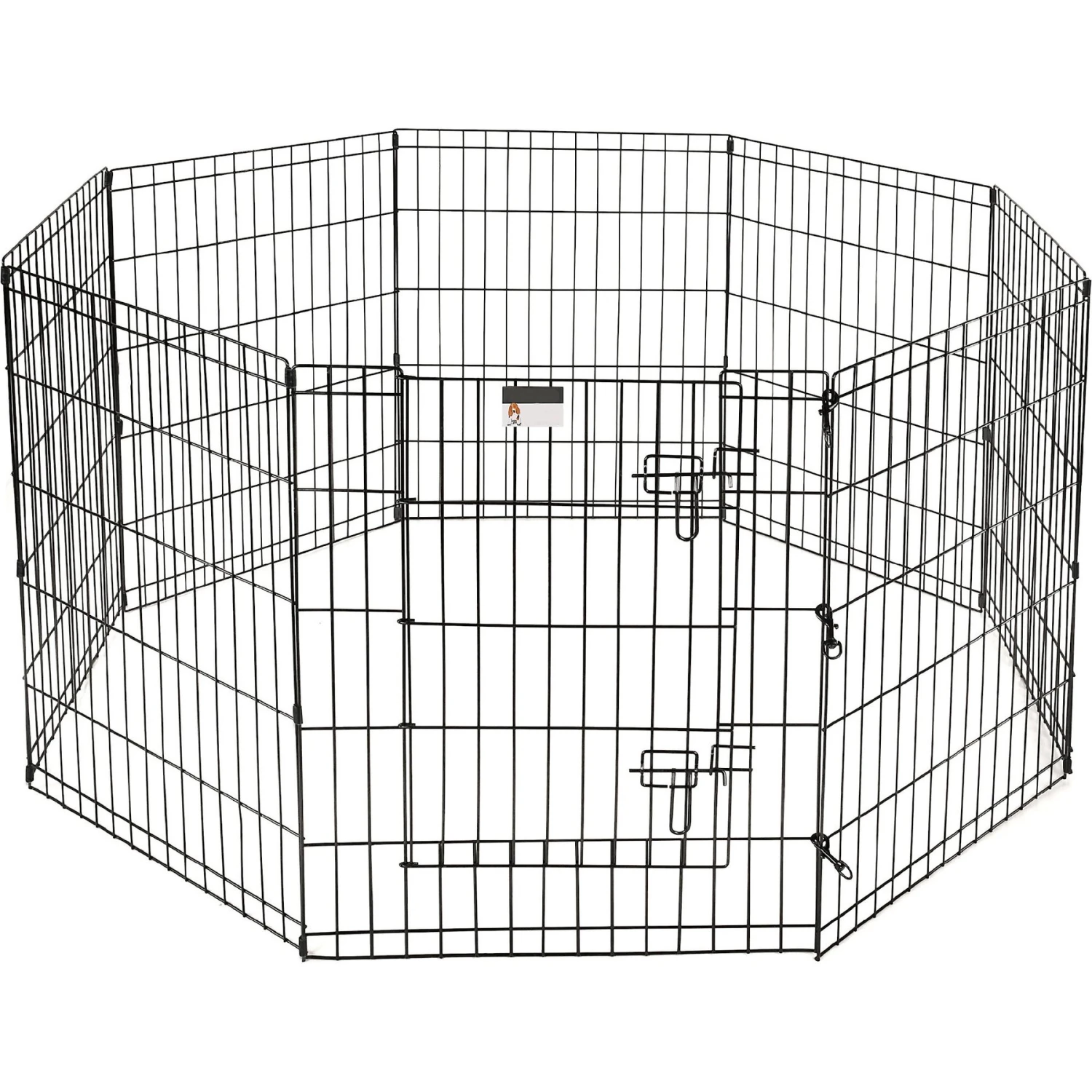 Pet Adobe 8-Panel Folding Metal Dog & Cat Playpen 7 Pet Adobe 8-Panel Folding Metal Dog & Cat Playpen - Image 5