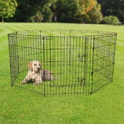 Pet Adobe Folding Puppy Playpen -Dog Supplies Shop 315034 PT4. AC SS1800 V1626393458