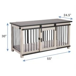 Frisco "Rockford" Dog Crate Credenza & Mat -Dog Supplies Shop 315187 PT3. AC SS1800 V1634217787