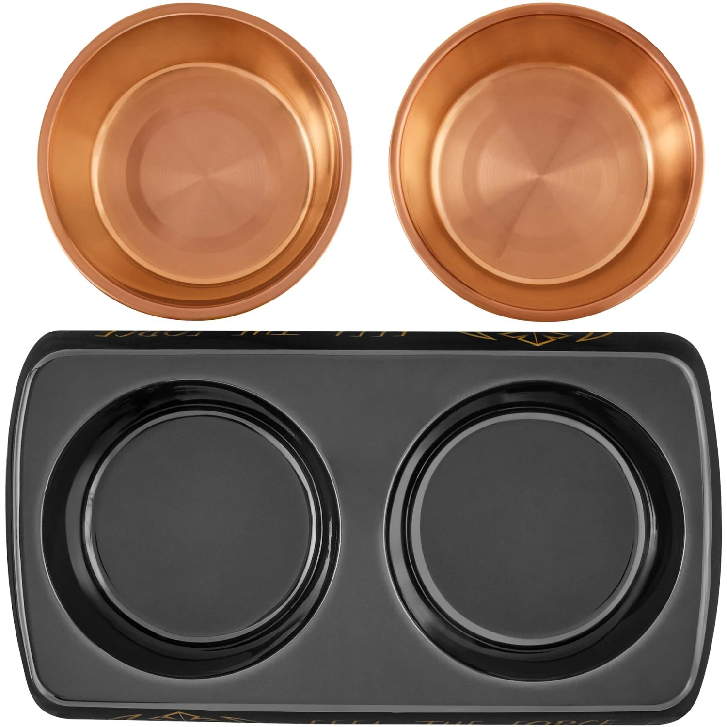 STAR WARS Melamine Stainless Steel Double Dog & Cat Bowl 7 STAR WARS Melamine Stainless Steel Double Dog & Cat Bowl - Image 5