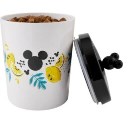 Disney Mickey Mouse Lemon Melamine Dog & Cat Treat Jar -Dog Supplies Shop 315302 PT4. AC SS1800 V1646327545