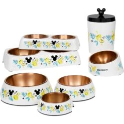 Disney Mickey Mouse Lemon Melamine Dog & Cat Treat Jar -Dog Supplies Shop 315302 PT8. AC SS1800 V1647288772