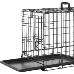 Frisco Eyelash Orthopedic Dog Crate Mat & Frisco Fold & Carry Single Door Collapsible Wire Dog Crate -Dog Supplies Shop 319010 PT5. AC SS1800 V1631628388