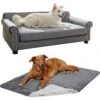 Frisco Sofa Pet Bed With Removable Cover & Frisco Eyelash Cat & Dog Blanket -Dog Supplies Shop 319504 MAIN. AC SS1800 V1630624595