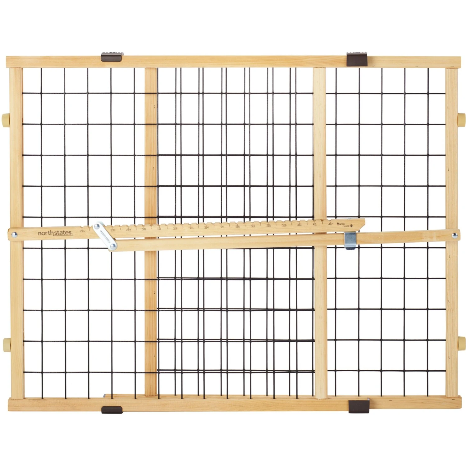 MyPet Wire Mesh Dog Gate, 42-in, Wood 4 MyPet Wire Mesh Dog Gate, 42-in, Wood - Image 2