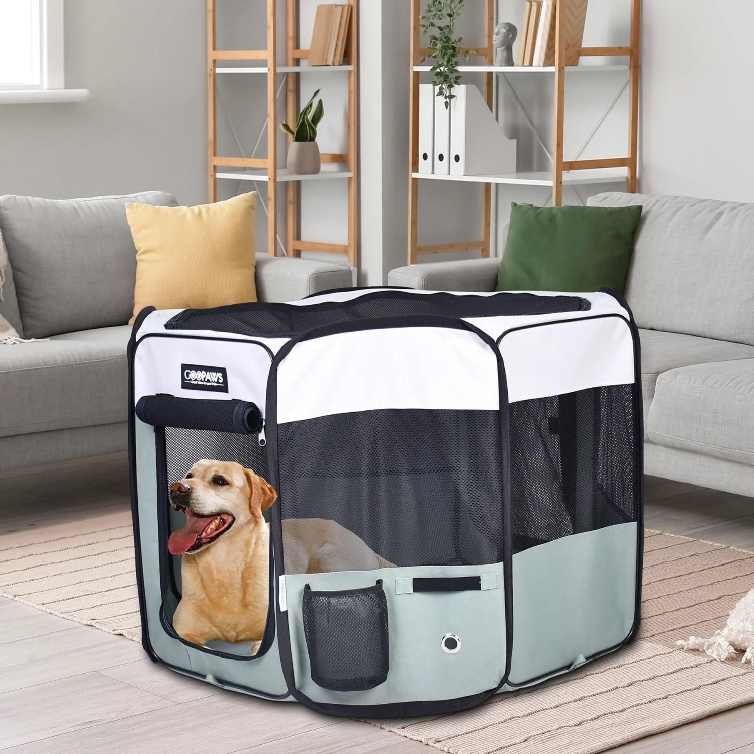 Jespet Soft-Sided Dog & Cat Playpen 8 Jespet Soft-Sided Dog & Cat Playpen - Image 6