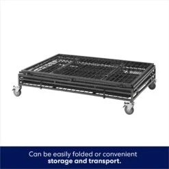 Frisco Ultimate Lightweight Heavy Duty Foldable & Stackable Steel Metal Single Door Dog Crate -Dog Supplies Shop 326416 PT3. AC SS1800 V1646859919