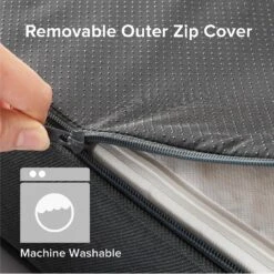 Zinus UltraPlush Green Tea Dog Bed, Grey, 5-in -Dog Supplies Shop 327439 PT4. AC SS1800 V1631592685