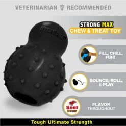 Nylabone Strong MAX Chew Cone Stuffable Chew Toy For Dogs MAX Rubber Stuffable Cone Beef Max -Dog Supplies Shop 329491 PT2. AC SS1800 V1696516041