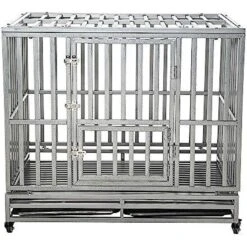 SMONTER Heavy Duty I Shape Dog Crate, Silver -Dog Supplies Shop 331300 PT2. AC SS1800 V1634077285