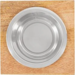 Frisco Premium Wood Elevated Single Dog & Cat Bowl -Dog Supplies Shop 331493 PT4. AC SS1800 V1657656892